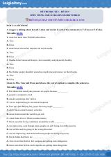 Đề thi học kì 2 Tiếng Anh 12 iLearn Smart World - Đề số 5
